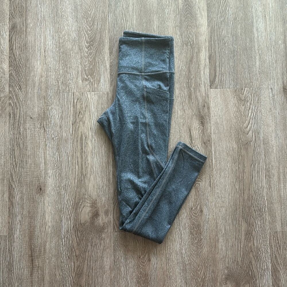 Athleta Salutation Stash Pocket Tight Leggings Dark Grey XS Athletic Powervita